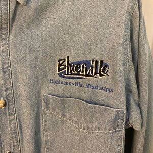Bluesville Clothing Company Light Denim Botton Down